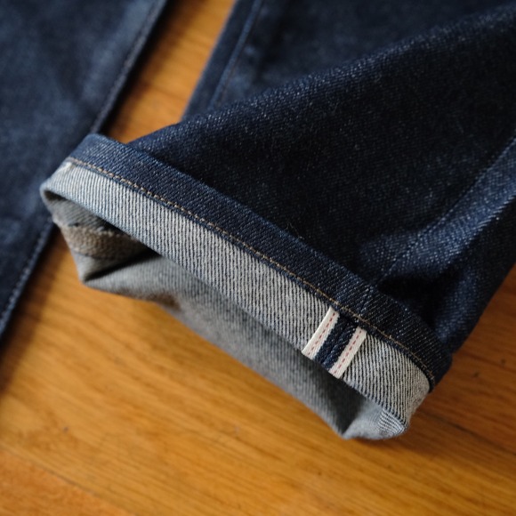 Uniqlo Jeans Men's Slim Straight Dark Wash Denim Cotton Spandex Size 35x28 - Picture 9 of 12